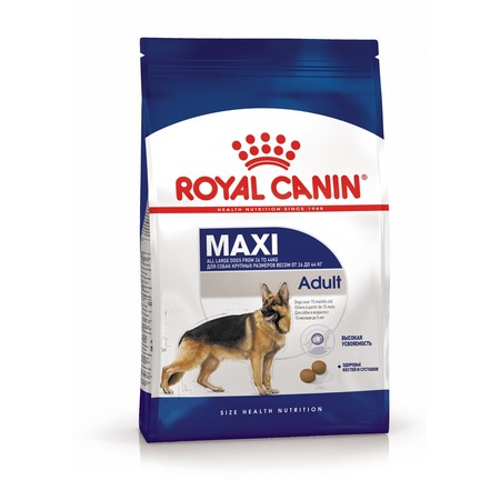 Royal Canin Maxi Adult полнорационный сухой корм для собак крупных пород в возрасте с 15 месяцев  Превью